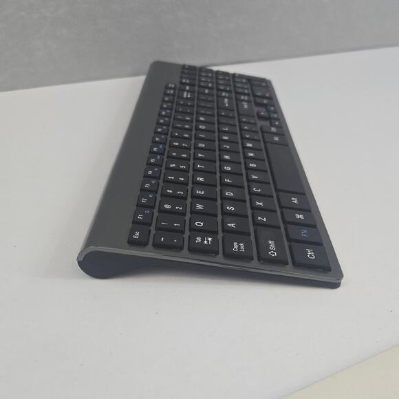 JoyAccess KB2 Slim Wireless Full Keyboard Gray & Silver with 2.4G USB Receiver - Picture 11 of 11